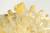 Stunning, Mango Quartz Crystal Cluster - Cabiche, Colombia #188377-3